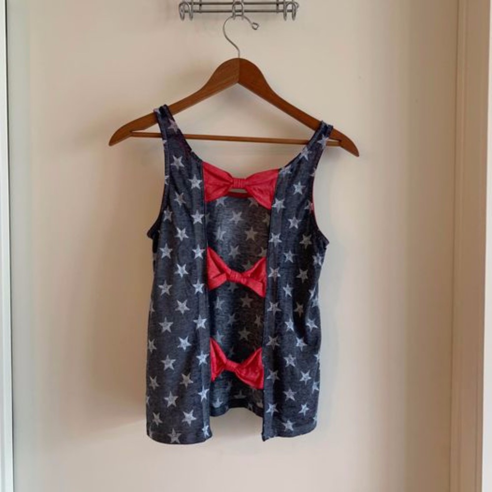 Open-Back USA Tank Top